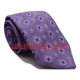 Andrew's Milano Purple and Pink Satin Silk Tie