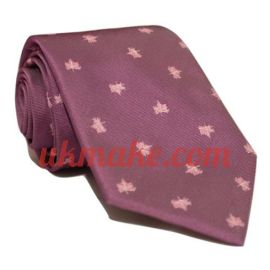 Andrew's Milano Purple Maple Leaf Tie