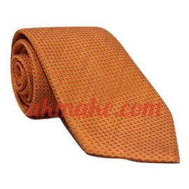 Andrew's Milano Solid Orange Soft Silk Tie