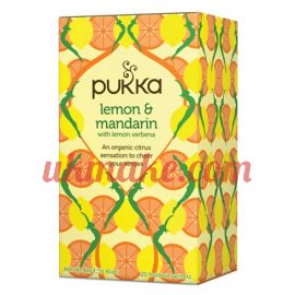 Pukka Teas Lemon and Mandarin with Lemon Verbena 4x20 sac