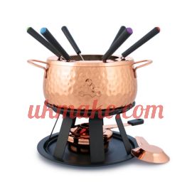 Swissmar Biel 11-PC Copper Fondue Set