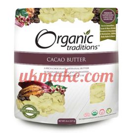 Organic Traditions Cacao Butter 227 g