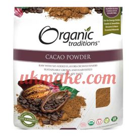 Organic Traditions Cacao Powder 454 g