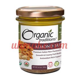 Organic Traditions Roasted Almond Butter 180 g