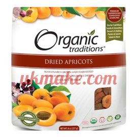 Organic Traditions Dried Apricots 227 g