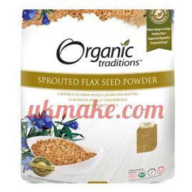 Organic Traditions Sprouted Flax Seed Powder 227 g