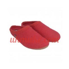 Haflinger Women's Slipper Classic Size-40,Brick-Red